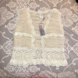 NWT Authentic Fur Solitaire Vest by Ravi Khosla